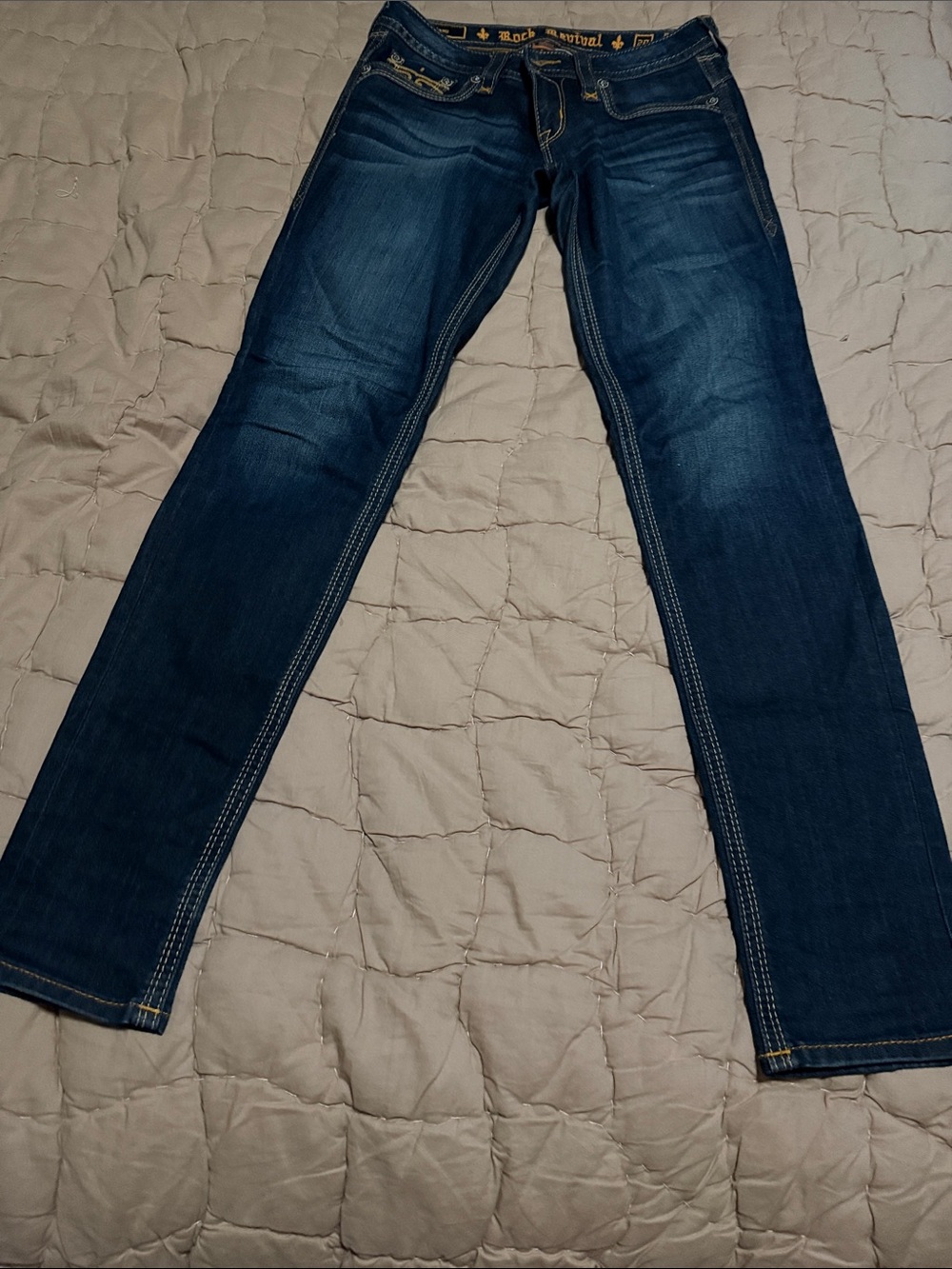 Rock Revival Classic Dark Blue women’s Jeans - Straight Fit